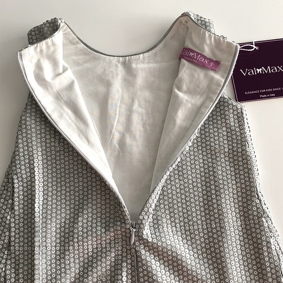 ValMax Girls Dress Light Gray New - Picture 10 of 10